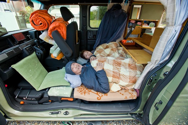 退職後の趣味　車中泊をしている画像